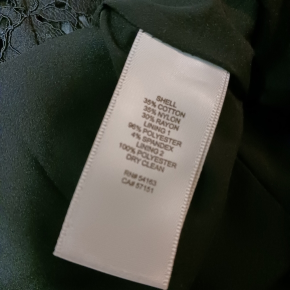 Eliza J Black Lace Fit and Flate Cocktail Dress Size 6 - Picture 6 of 6